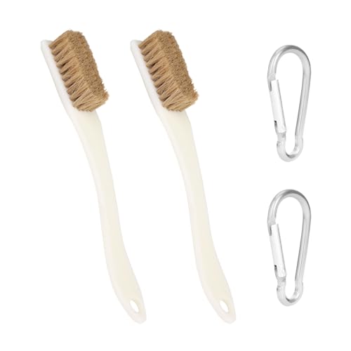 2 Boulder-Reinigungsbürsten Mit Langem Griff, 2 Karabiner, Kletterbürsten, 4 Reihen Wildschweinborstenbürsten, Boulderzubehör, Werkzeuge Zum Klettern, Fels, Kreide 2 Boulder-Reinigungsbürsten Mit Langem Griff, 2 Karabiner, Kletterbürsten, 4 Reihen Wildschweinborstenbürsten, Boulderzubehör, Werkzeuge Zum Klettern, Fels, Kreide von NyxSeat