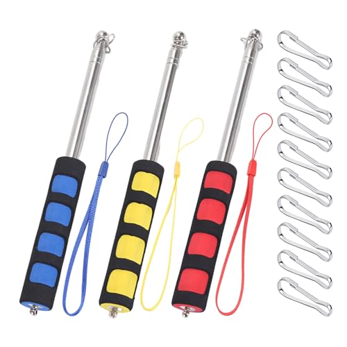 NyxSeat 3-teiliges tragbares Teleskop-Fahnenmast-Set mit 10 Fahnenmast-Clips für den Innen- und Außenbereich, faltbares, verstellbares Hand-Fahnenmast-Set NyxSeat 3-teiliges tragbares Teleskop-Fahnenmast-Set mit 10 Fahnenmast-Clips für den Innen- und Außenbereich, faltbares, verstellbares Hand-Fahnenmast-Set von NyxSeat