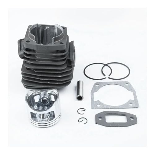 1 Satz 45 MM Stahl-Kettensäge-Zylinderdichtungsstift-Kolbenring-Kit 45 mm Zylinderbohrung Passend for 52CC 5200 China Benzin-Kettensäge von NzMRZe