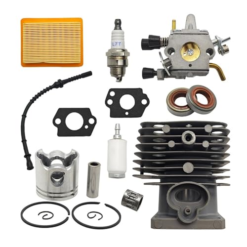 35mm Zylinderkolben Vergaser Luftfilter Kraftstoffschlauch Kit Passend for FS120 FS250 FS250R FS200 FS200R Freischneider Teile von NzMRZe