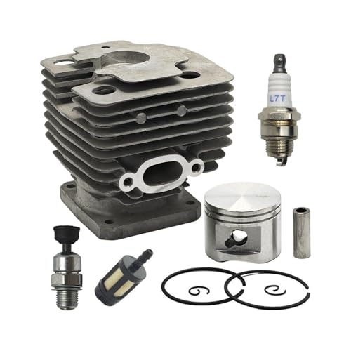 44mm Zylinder Kit Fit for FS400 FS450 FS480 SP400 FR450 Kettensäge 4116 020 1215 Zündkerze Kraftstofffilter Ersatz Werkzeug teil von NzMRZe