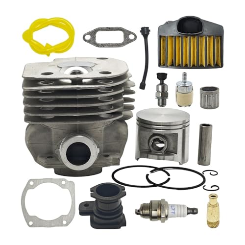 50mm Zylinderkolbenmanschettensatz passend for 365 362 371 372 XP Kettensäge, ersetzen Sie 503909271 mit Kraftstoff-Luftfilterdichtung von NzMRZe