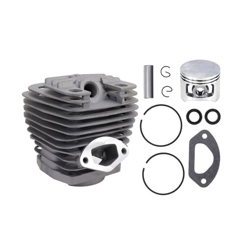 58CC Dual Channel Zylinder und Kolben Set Fit for Kettensäge Pinsel Cutter Zubehör Garten Werkzeug Teile Zylinder Kolben Set von NzMRZe