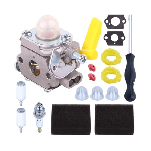 NzMRZe Vergaser C1U-H60 Passend for 26cc 25cc 30cc Luftfilter prüfen Primer Bulb Carb Kit String Brush Cutter von NzMRZe