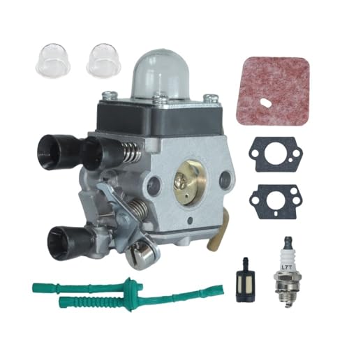 Rasenmäher-Vergaser passend for FS38 FS45 FS46 FS46C FS55 FS55R KM55 KM55R FS80 FS85 Rasen mit Luft-Kraftstoff-Filterleitungsdichtung Rasenmäher-Vergaser passend for FS38 FS45 FS46 FS46C FS55 FS55R KM55 KM55R FS80 FS85 Rasen mit Luft-Kraftstoff-Filterleitungsdichtung von NzMRZe