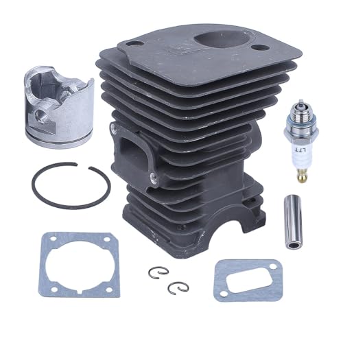 Überzogene Zylinder Kolben Zündkerze Kit Fit for 340 345 E 350EPA CS 2141 2145 2150 Kettensäge 42MM von NzMRZe