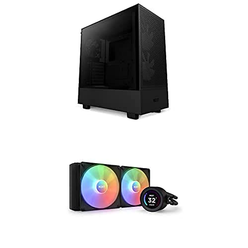 Bundle of NZXT H5 Flow RGB Black + NZXT Kraken Elite 280 RGB – 280-mm-AIO-CPU-Wasserkühler von NZXT