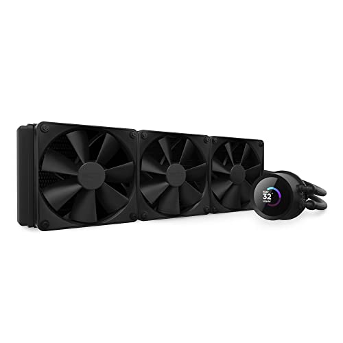 NZXT Kraken 360 - RL-KN360-B1-360mm AIO CPU Wasserkühlung - 1,54" LCD Display 240x240-3x120mm PWM Fans - EIN Breakoutkabel zur einfachen Installation - Schwarz NZXT Kraken 360 - RL-KN360-B1-360mm AIO CPU Wasserkühlung - 1,54" LCD Display 240x240-3x120mm PWM Fans - EIN Breakoutkabel zur einfachen Installation - Schwarz von NZXT