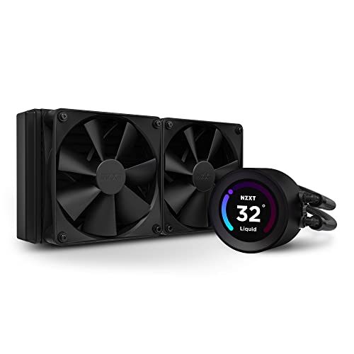 NZXT Kraken Elite 240 - RL-KN24E-B1-240mm AIO CPU Wasserkühlung - 2,36" LCD Display 640x640-2x120mm PWM Fans - EIN Breakoutkabel zur einfachen Installation - Schwarz NZXT Kraken Elite 240 - RL-KN24E-B1-240mm AIO CPU Wasserkühlung - 2,36" LCD Display 640x640-2x120mm PWM Fans - EIN Breakoutkabel zur einfachen Installation - Schwarz von NZXT
