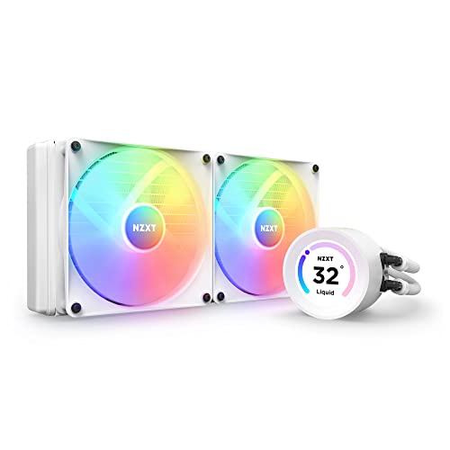 NZXT Kraken Elite 280 RGB - RL-KR28E-W1-280mm AIO CPU Wasserkühlung - 2,36" LCD Display 640x640-2x140mm RGB Core Fans - EIN Breakoutkabel zur einfachen Installation - anpassbar durch NZXT CAM NZXT Kraken Elite 280 RGB - RL-KR28E-W1-280mm AIO CPU Wasserkühlung - 2,36" LCD Display 640x640-2x140mm RGB Core Fans - EIN Breakoutkabel zur einfachen Installation - anpassbar durch NZXT CAM von NZXT