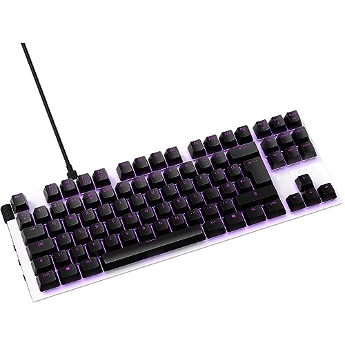 NZXT Function TKL 2022 Mechanische PC Gaming Tastatur - beleuchtet - lineare RGB Schalter - MX kompatible Schalter - Hot Swap - Aluminium Cover - Mechanical Gaming Keyboard | DE (QWERTZ) Weiß NZXT Function TKL 2022 Mechanische PC Gaming Tastatur - beleuchtet - lineare RGB Schalter - MX kompatible Schalter - Hot Swap - Aluminium Cover - Mechanical Gaming Keyboard | DE (QWERTZ) Weiß von NZXT