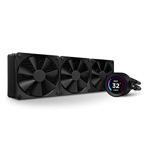 NZXT Kraken Elite 360 - RL-KN36E-B1-360mm AIO CPU Wasserkühlung - 2,36" LCD Display 640x640-2x120mm PWM Fans - EIN Breakoutkabel zur einfachen Installation - Schwarz NZXT Kraken Elite 360 - RL-KN36E-B1-360mm AIO CPU Wasserkühlung - 2,36" LCD Display 640x640-2x120mm PWM Fans - EIN Breakoutkabel zur einfachen Installation - Schwarz von NZXT