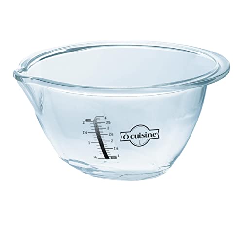 O CUISINE 185BC00 Expert Bowl Glas 24 cm 4,2 l Ocuisine, Transparent von Pyrex