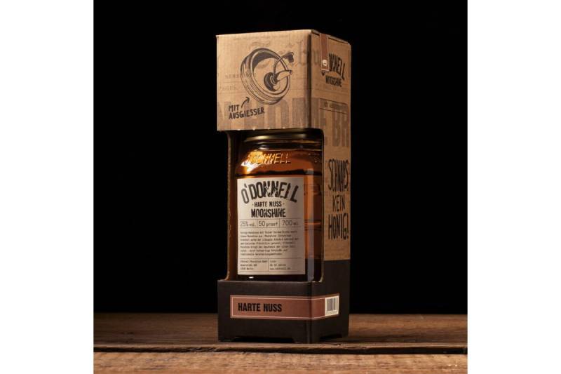O`Donnell Moonshine Kombiset Harte Nuss 25% Vol. 700 ml inkl. Ausgießer von O`DONNELL MOONSHINE