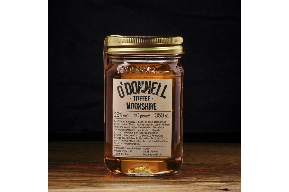 O`Donnell Moonshine Toffee 25% Vol. 350 ml O`Donnell Moonshine Toffee 25% Vol. 350 ml von O`DONNELL MOONSHINE