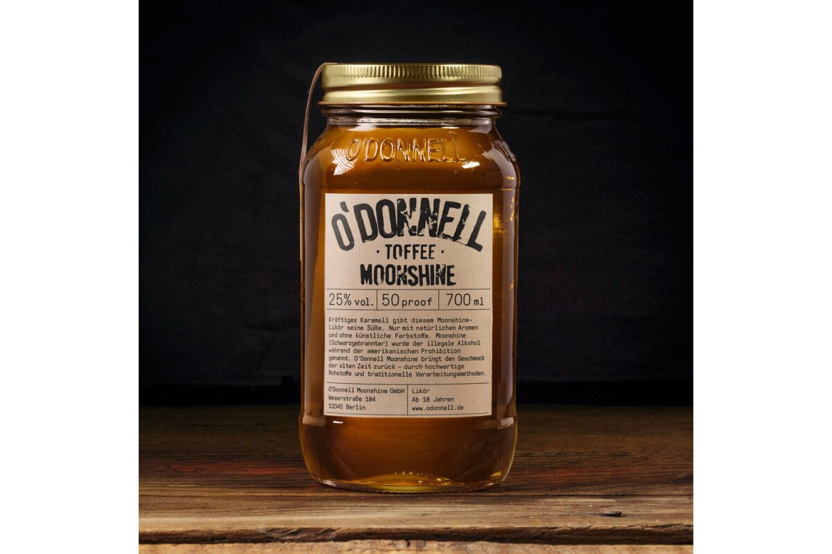 O`Donnell Moonshine Toffee 25% Vol. 700 ml O`Donnell Moonshine Toffee 25% Vol. 700 ml von O`DONNELL MOONSHINE