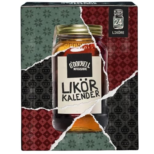 O'Donnell Kleine Geschenke Adventskalender 2025 – Exklusives Moonshine Spirituosen Probierset (20ml) - Advent Calendar Füllung Männer mit Likör, Überraschungen & Adventsgeschenke Alkohol (limitiert) von O'Donnell Moonshine