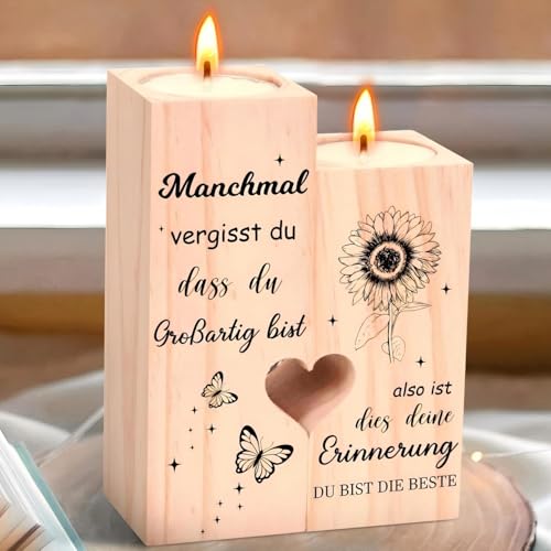 Geschenke für Frauen Freundin,Beste Freundin Geschenke- Ermutigen Kerzenständer,Freundin Geburtstag,Inspirierende Geschenk Frau,Geburtstagsgeschenk für Beste Freundin,Geschenk Kollegin Geburtstag von O-Kinee