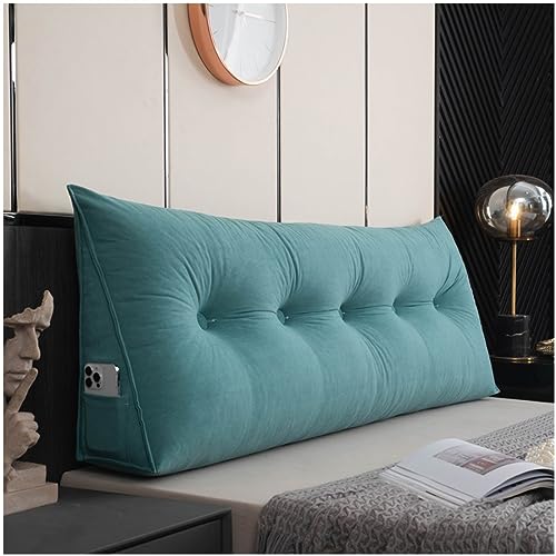 O·Lankeji Keilkissen Lesekissen für Bett und Sofa Rückenkissen Lang Keilkissen Lendenkissen für Bett and Sofa (Color : D, Size : 60x50x20cm) von O·Lankeji