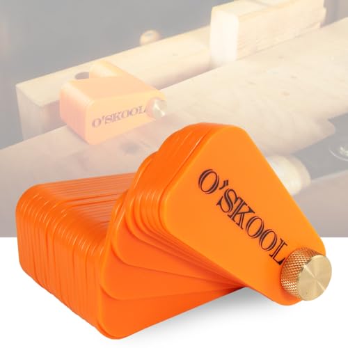 O'SKOOL Schraubstock-Stopper-Set enthält Unterlegscheiben, um Racking zu verhindern, sowie eine Abstandshalter für Holzbearbeitungsschraubstöcke von O'SKOOL