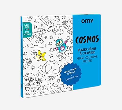 O'my Giant Coloring Poster 70 x 100, Cosmos von Omy