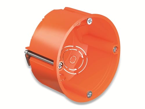 O-range 9063-02 Kaiser Hohlwand Gerätedose, Tiefe 49 mm, Orange, 68x48mm von BIGMUMU