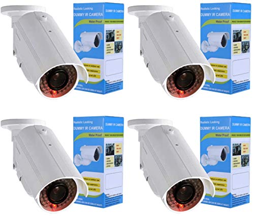 4X Dummy Camera with Lens. with red LED Light, deceptively real for Wall- and Ceiling-mounting, for In- and Outdoor 4X Dummy Camera with Lens. with red LED Light, deceptively real for Wall- and Ceiling-mounting, for In- and Outdoor von O&W Security