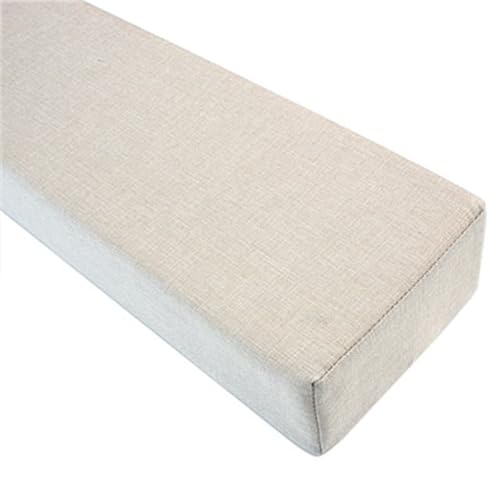 O·Lankeji Benutzerdefinierte Größe Bett Wandspaltenfüller, Bettlückenfüller, Matratzenverlängerung, Bettbrücke für Einzel/Doppel/Kingsize Betten Kopfteil(Shallow Rice,120x10x8cm) von O·Lankeji