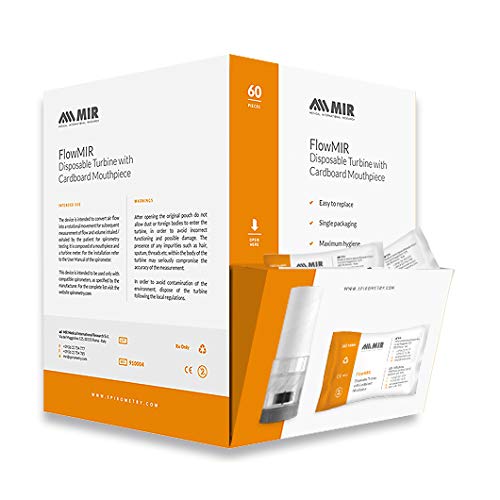 Flowmir Einweg-Turbine mit integriertem Mundstück (60 Stück) - O2-Med von O2 Med