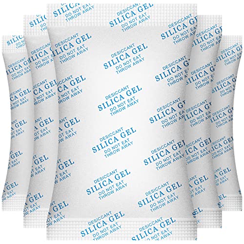 O2frepak 5 Gramm 200 Stück Moisture Absorber Sachets,Silikagel,Silica Gel Beutels Desiccant Packs for Storage,Trockenmittel Silica Gel Packets 5g von O2frepak