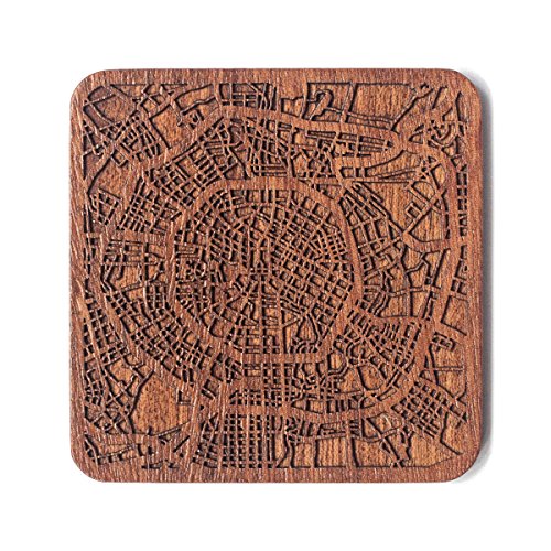 Chengdu Map Untersetzer von O3 Design Studio, 1 Stück, Sapeli-Holz-Untersetzer mit Stadtkarte, mehrere Stadt optional, handgefertigt Chengdu Map Untersetzer von O3 Design Studio, 1 Stück, Sapeli-Holz-Untersetzer mit Stadtkarte, mehrere Stadt optional, handgefertigt von O3 DESIGN STUDIO