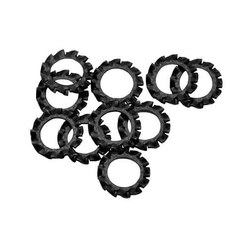 O4L Fächerscheibe M6 Sicherungsunterlegscheibe schwarz 30 Stück von O4L
