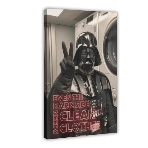 Lustiges Darth Vader Leinwandposter Schlafzimmer Dekor Landschaft Büro Zimmer Dekor Geschenk 30 x 45 cm von OAHFDF