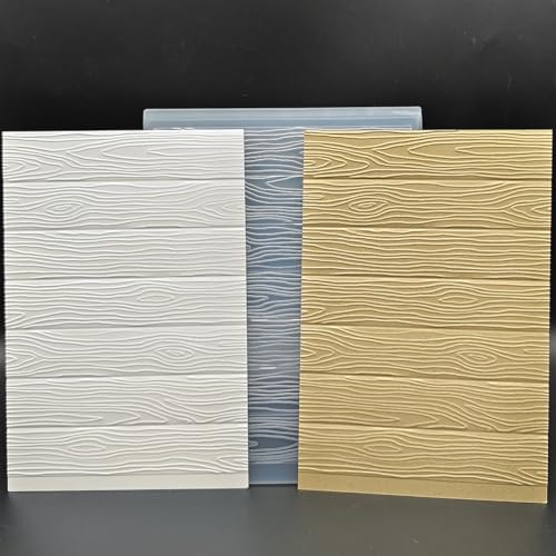 Kunststoff-Prägeschablone, 11,7 x 15,7 cm, Holzhintergrund, Papier, Basteln, Kunststoff, strukturierte Eindrücke für Kartenherstellung, Scrapbooking Kunststoff-Prägeschablone, 11,7 x 15,7 cm, Holzhintergrund, Papier, Basteln, Kunststoff, strukturierte Eindrücke für Kartenherstellung, Scrapbooking von OAIDVEUY