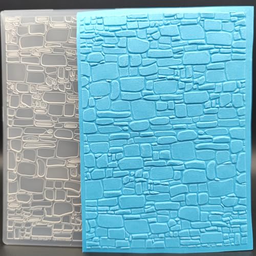 Kunststoff-Prägeschablone, 12,7 x 17,8 cm, 3D-konkav, konvex, Wandfliesen, Papierbasteln, Kunststoff, strukturierte Eindrücke für Kartenherstellung, Scrapbooking Kunststoff-Prägeschablone, 12,7 x 17,8 cm, 3D-konkav, konvex, Wandfliesen, Papierbasteln, Kunststoff, strukturierte Eindrücke für Kartenherstellung, Scrapbooking von OAIDVEUY
