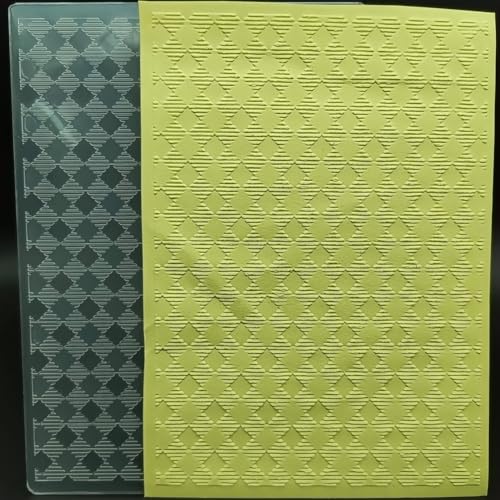 Kunststoff-Prägeschablone, 12,7 x 17,8 cm, konkav, konvex, gGrids, Papierbasteln, Kunststoff, strukturierte Eindrücke für Kartenherstellung, Scrapbooking Kunststoff-Prägeschablone, 12,7 x 17,8 cm, konkav, konvex, gGrids, Papierbasteln, Kunststoff, strukturierte Eindrücke für Kartenherstellung, Scrapbooking von OAIDVEUY