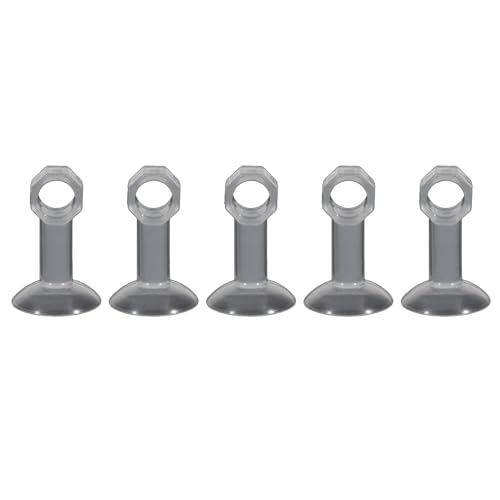 OAIEU 5-Teiliger, Stoßfester Türstopper Aus Silikon Für Die Türoberseite, Kollisionssicherer Türgriff-Wandschutz Fürs Schlafzimmer(Transparent) von OAIEU