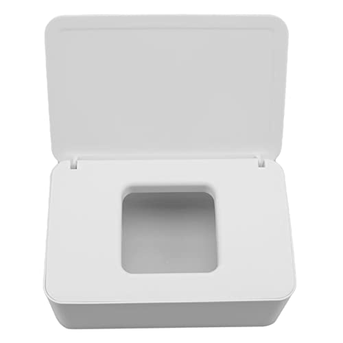 OAIEU Feuchttücher-Aufbewahrungsbox Mit Deckel Windel-Tücher-Spender-Halter Für Home-Office-Autos (Weiß) von OAIEU