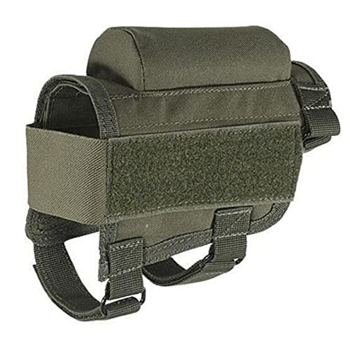 OAIEU Outdoor Multifunktionale Bullet Bag Jagd Buttstock Wangenauflage Pad Stütztasche(Grün) von OAIEU