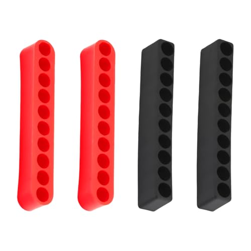 10 Slot Tool Bithalter Strips Set Von 4 Plastikorganisatoren Für 1/4 "hexagonal Shank Workshop Werkzeug Plastikbohrer Bit Speicherregal von OAJABBGE