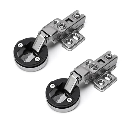 2Lots Hydraulische Scharniere Für Glasschrank Tür Ruhige Geräusche Ohne Operationen Haltbarkeit Kalter Stähle Universals Glastürscharniere von OAJABBGE