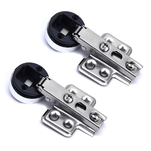 2Lots Hydraulische Scharniere Für Glasschrank Tür Ruhige Geräusche Ohne Operationen Haltbarkeit Kalter Stähle Universals Glastürscharniere von OAJABBGE