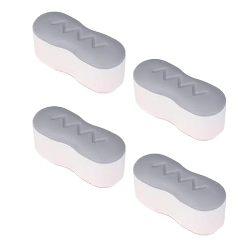 OAJABBGE 4pcs Toilettensitz Spacer Mit Starkem Klebstoff Design Schnell Installieren Sie Antislip ABS Deckel Stoßstange Badezimmerzubehör Schlupfresistent Sitzpolster von OAJABBGE