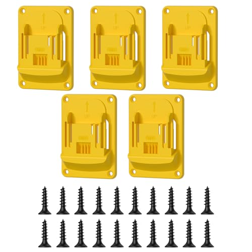 5pcs Werkzeug Wandmontagehalterungen Für 18 V Kabelbohrer Space Effiziente Speicherlösung Abs von OAJABBGE