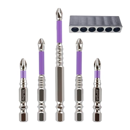 6 Pcs Schraubendreher Bit Hexagonaler Schaft Auf Elektrobohrer Bit Set Head Elektrowerkzeug Befestigung Teilschraubendreherbefestigung von OAJABBGE