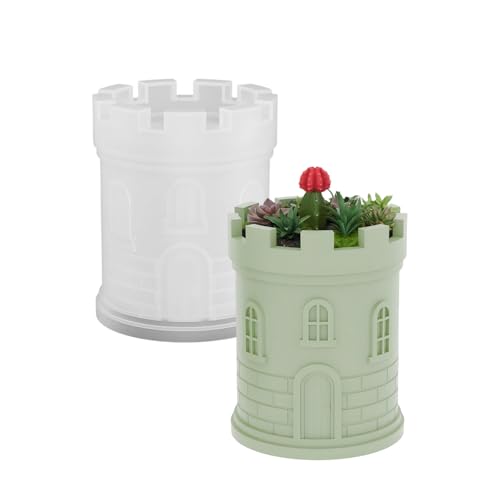 Burgen Silikon Pflanzerform Für Handgefertigtes Harz Basteln Kreative Häuser Dekoration Geschenks Geschenk Machen Blumentöpfe Schimmel Silikonform Für Hausdekoration Handwerk von OAJABBGE