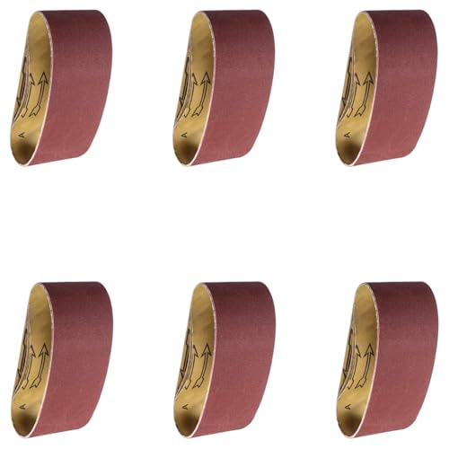 Flexible 2x24 Zoll Schleifengürtel Aluminiumoxide Materialien Ideal Für Komplexe Oberflächen Und Detaillierte Poliergürtel Für Holz von OAJABBGE