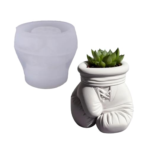 Flexibler Silikon Boxhandschuhformform Für Blüten Pot Stifthalter Beton Pflanzer Harzkunstprojekte Haus Silikonform Für Betonpflanzer von OAJABBGE