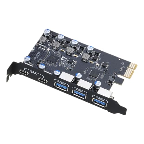 OAJABBGE 10gbit / S USB PCIe Card Hub USB PCIe Board Controller Erweiterungskarte PCIE USB3.0 Adapter Für Desktop PC von OAJABBGE