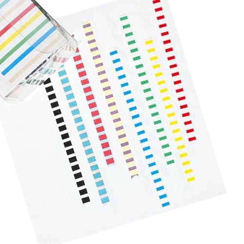 OAJABBGE 8Rolls Geometrisches Druckklebeband 3mmx5m Für Scrapbooking Planer Notizbücher Alben Kreativplaner Dekorationsband von OAJABBGE